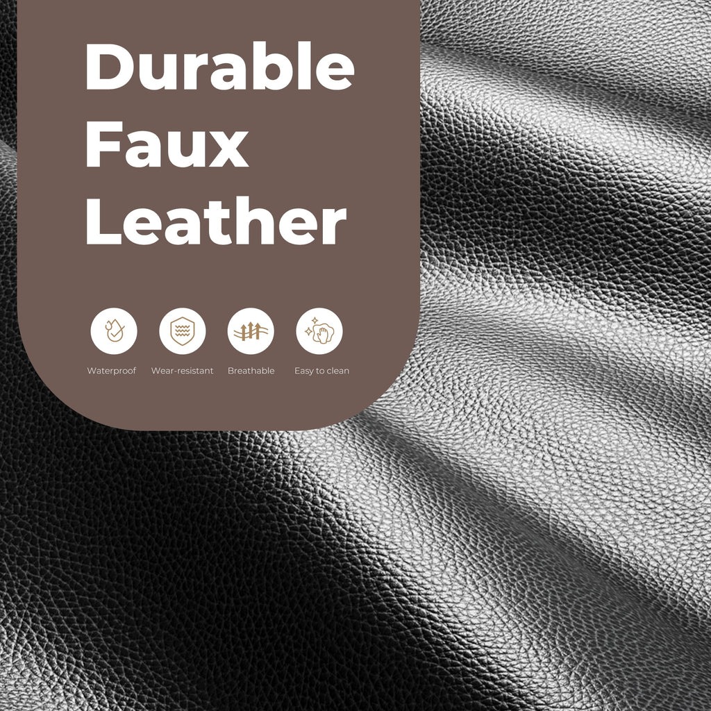 AFO Ergonomic Office Chair with Retractable Footrest and Removable Lumbar Pillow,High Back Reclining Executive Desk Chair,Black