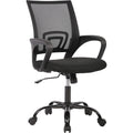 JONPONY Ergonomic Office Chair, Lumbar Support, Adjustable Height with Armrests for Adults,Black
